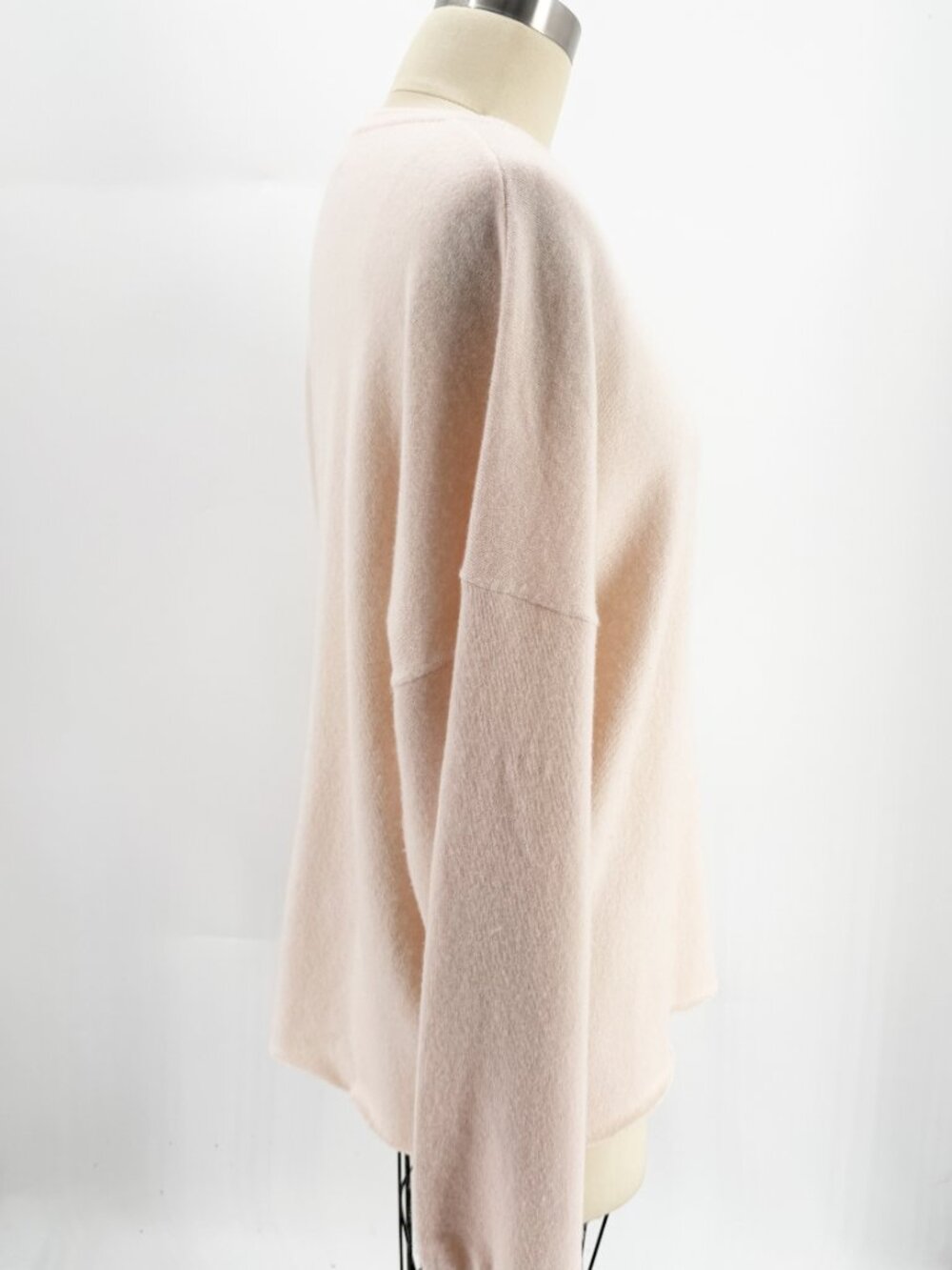 extreme cashmere x n°457 jack PALE PINK V-NECK SWEATER L - Picture 4 of 10
